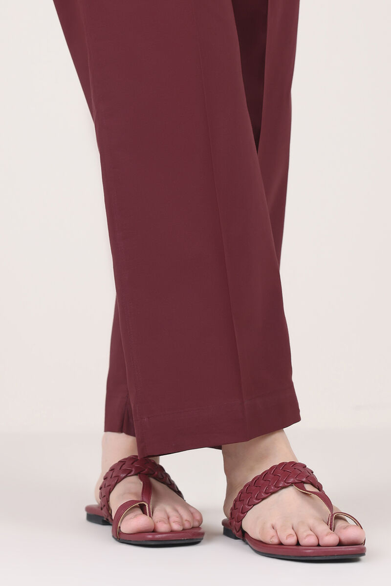 Solid Cambric Straight Pants