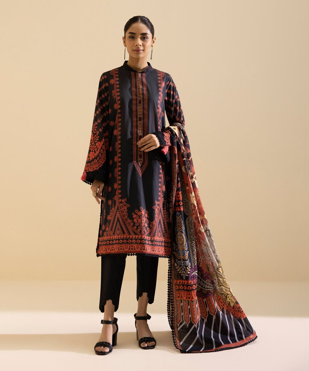 Shirt Dupatta U2-DAYZ22V2-40 Sapphire PK
