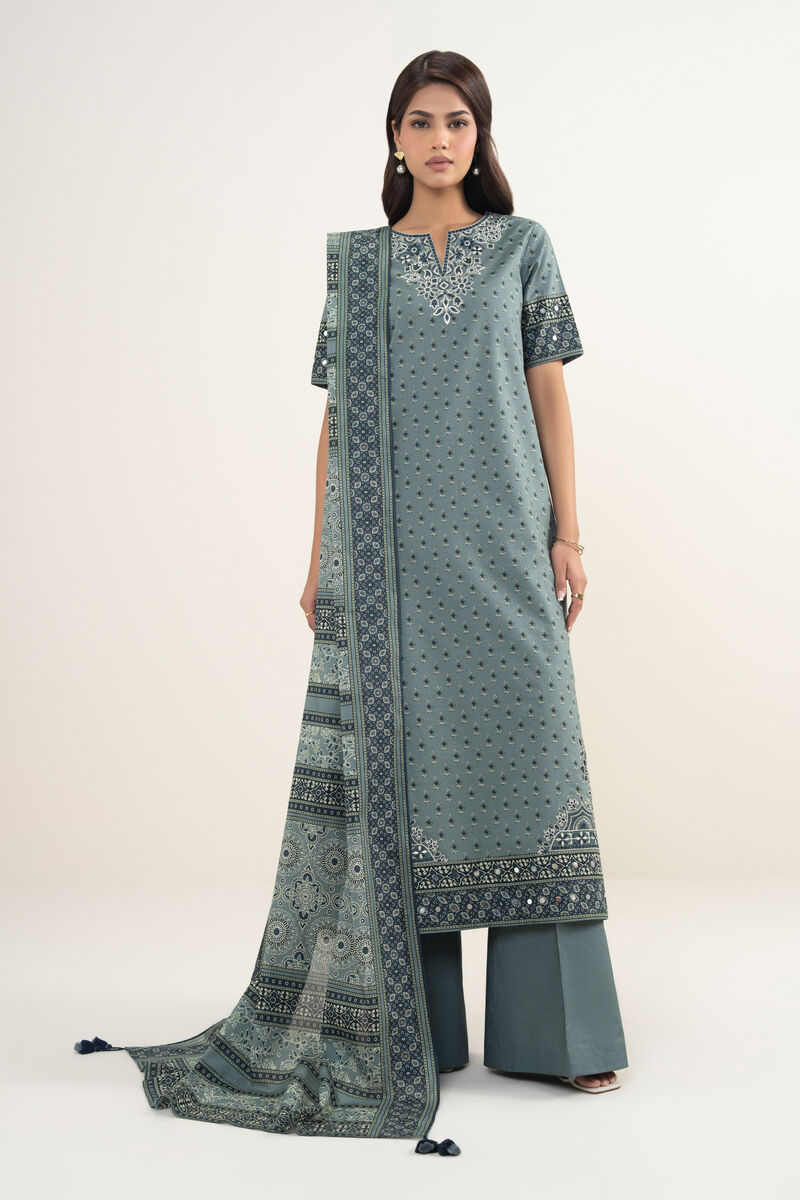 3 Piece - Embroidered Lawn Suit