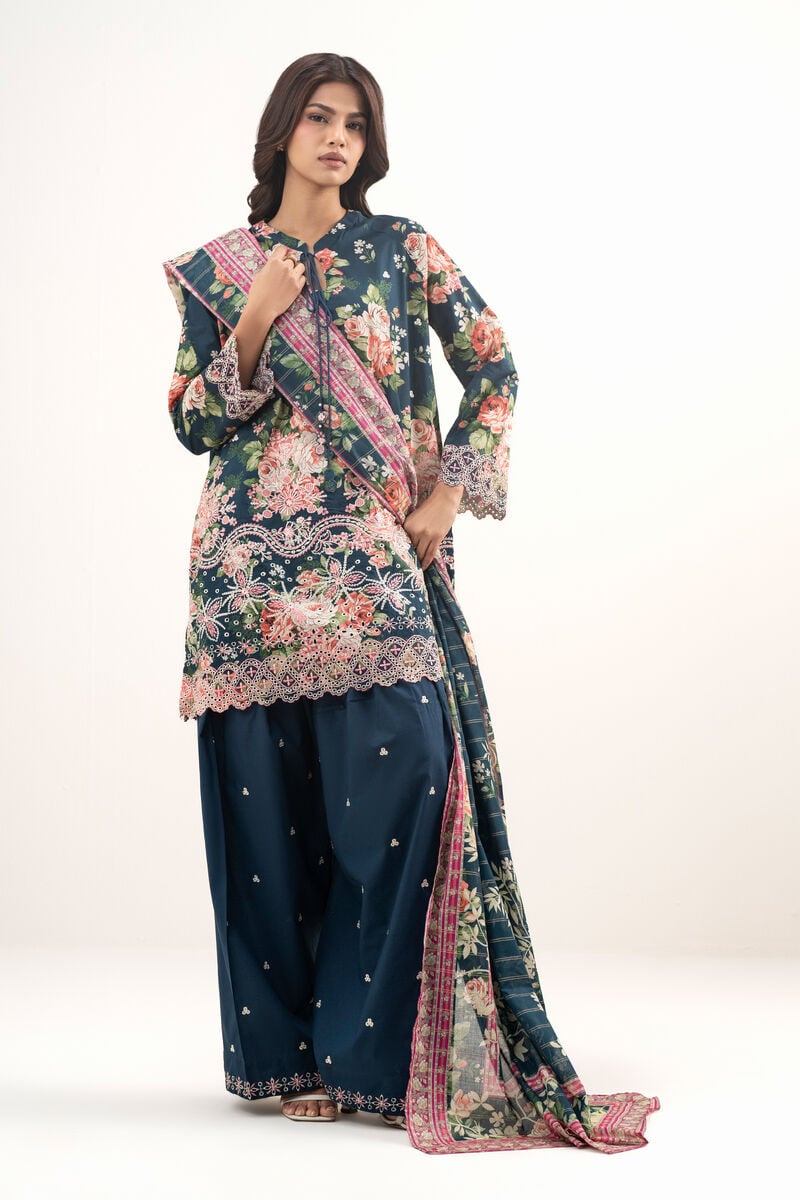 3 Piece - Embroidered Lawn Suit