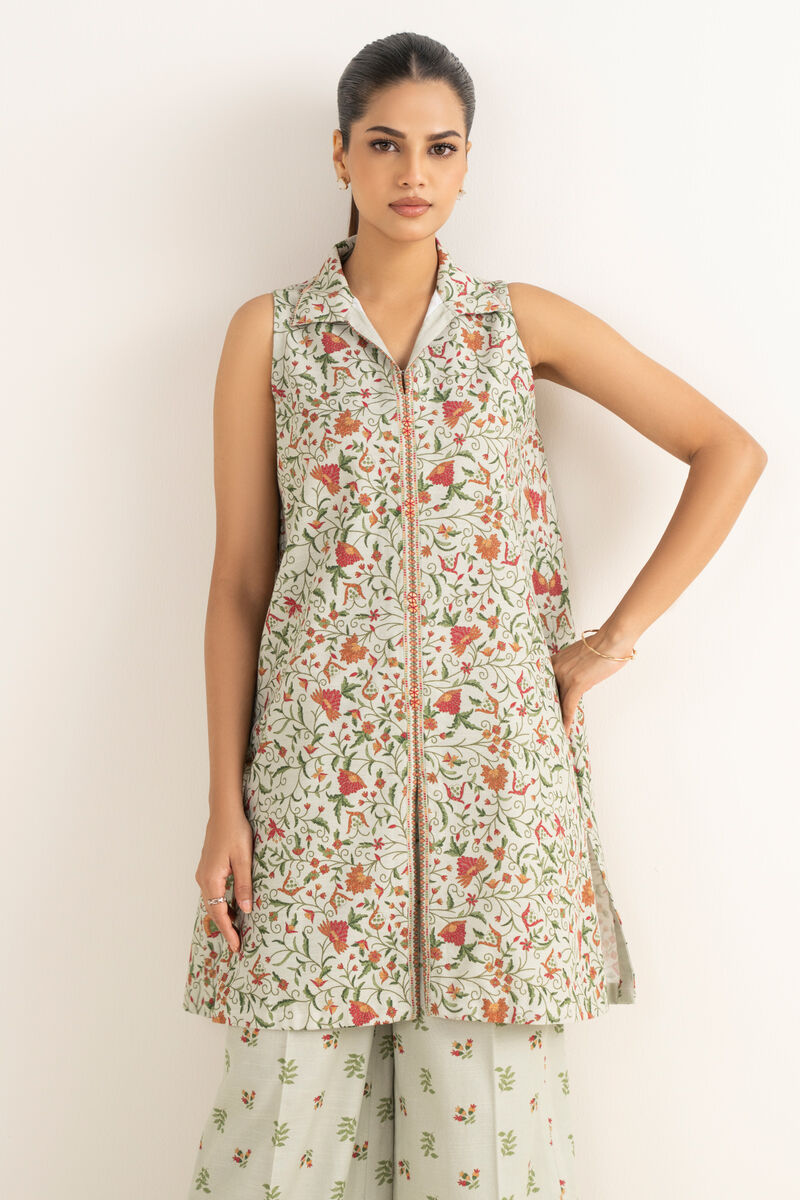 2 Piece - Printed Light Khaddar  Suit