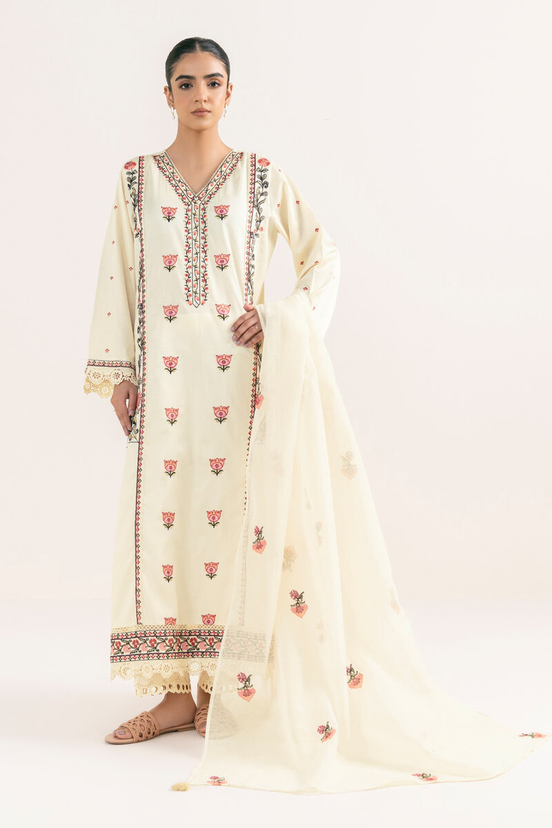 Embroidered Karandi Dupatta