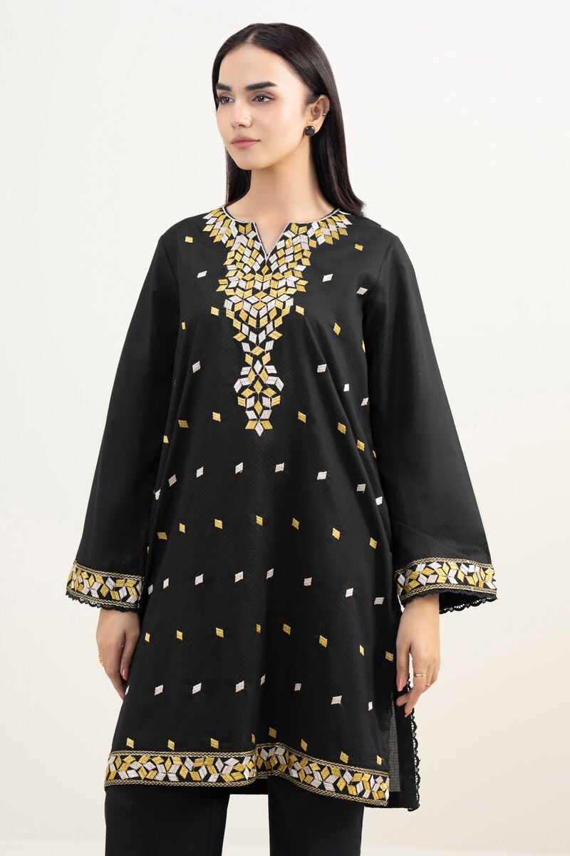 Embroidered Dobby Shirt