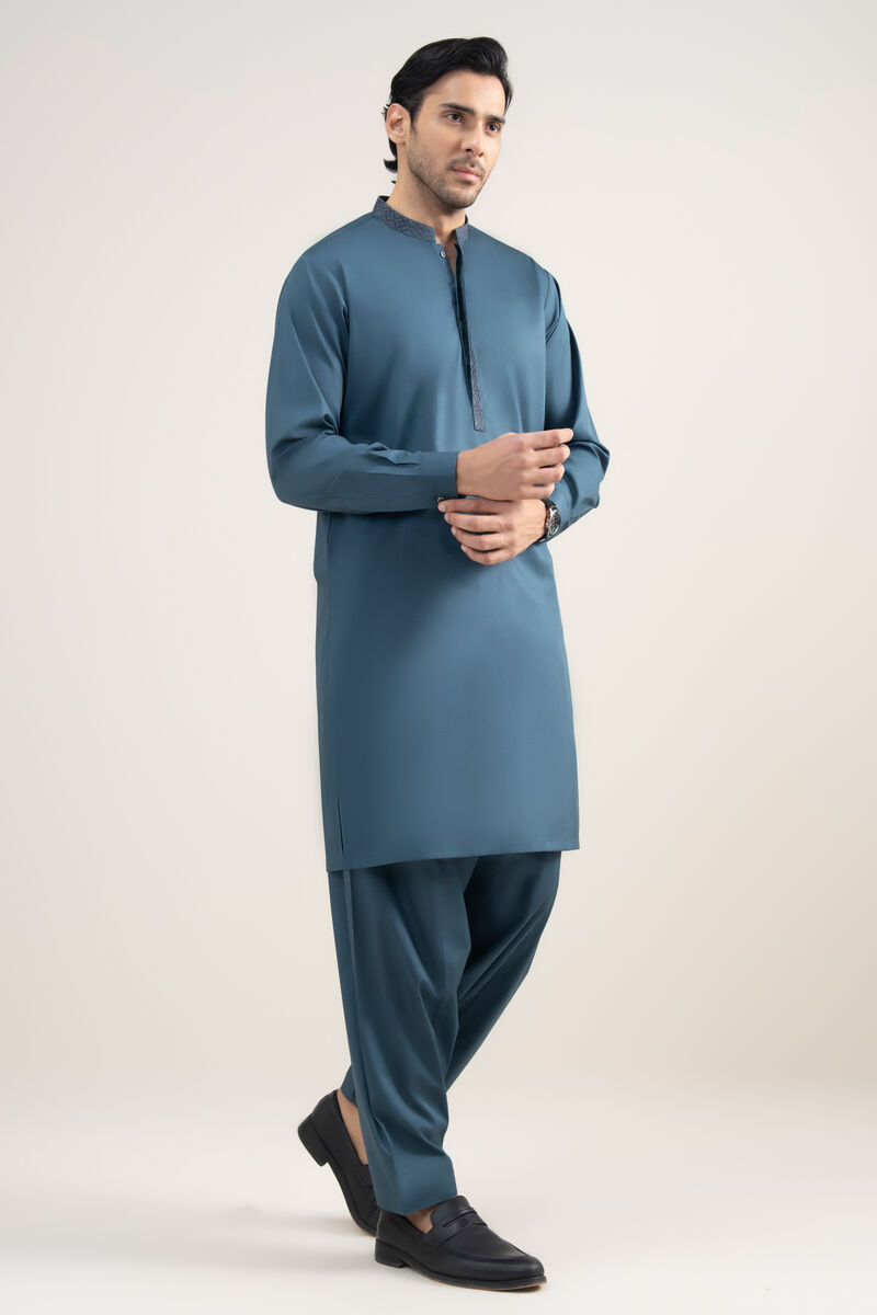 Embroidered Premium Cotton Suit