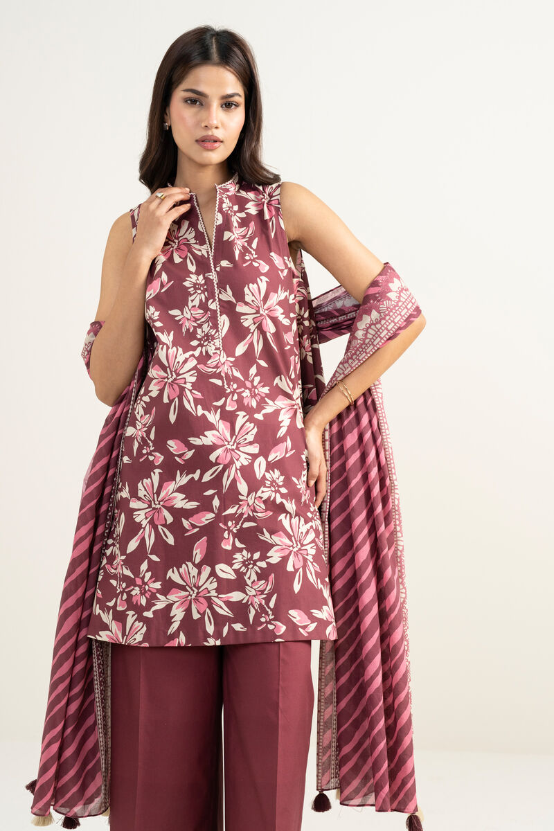 3 Piece - Printed Lawn Suit