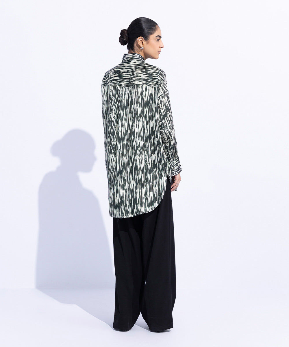 Woman - Multi Loose Fit Silky Shirt