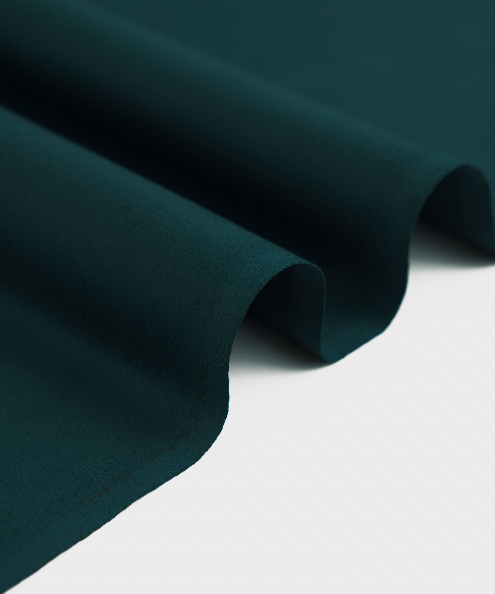 Men Unstitched Cotton Blue Full Suit Fabric