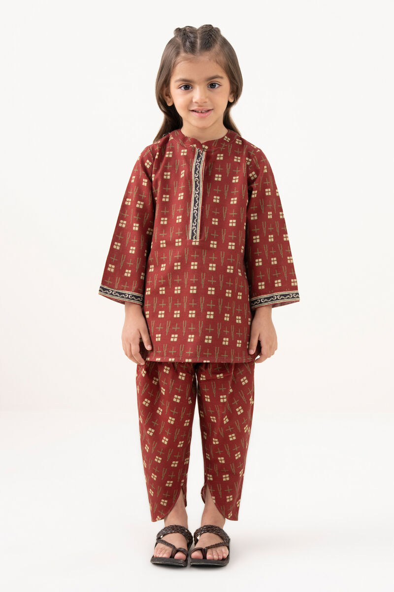 Printed Light Khaddar Suit
