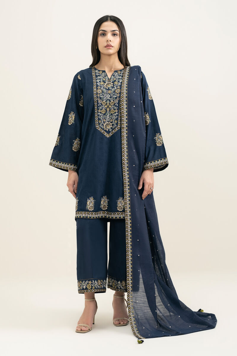 Embroidered Manaar Dupatta