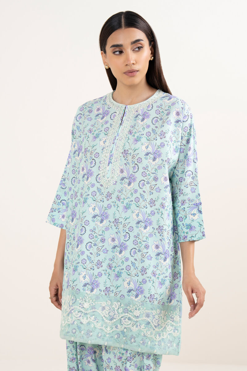 Embroidered Lawn Viscose Shirt