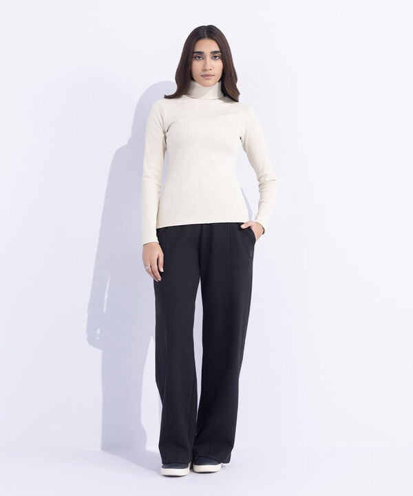 Ribbed Fitted Top null