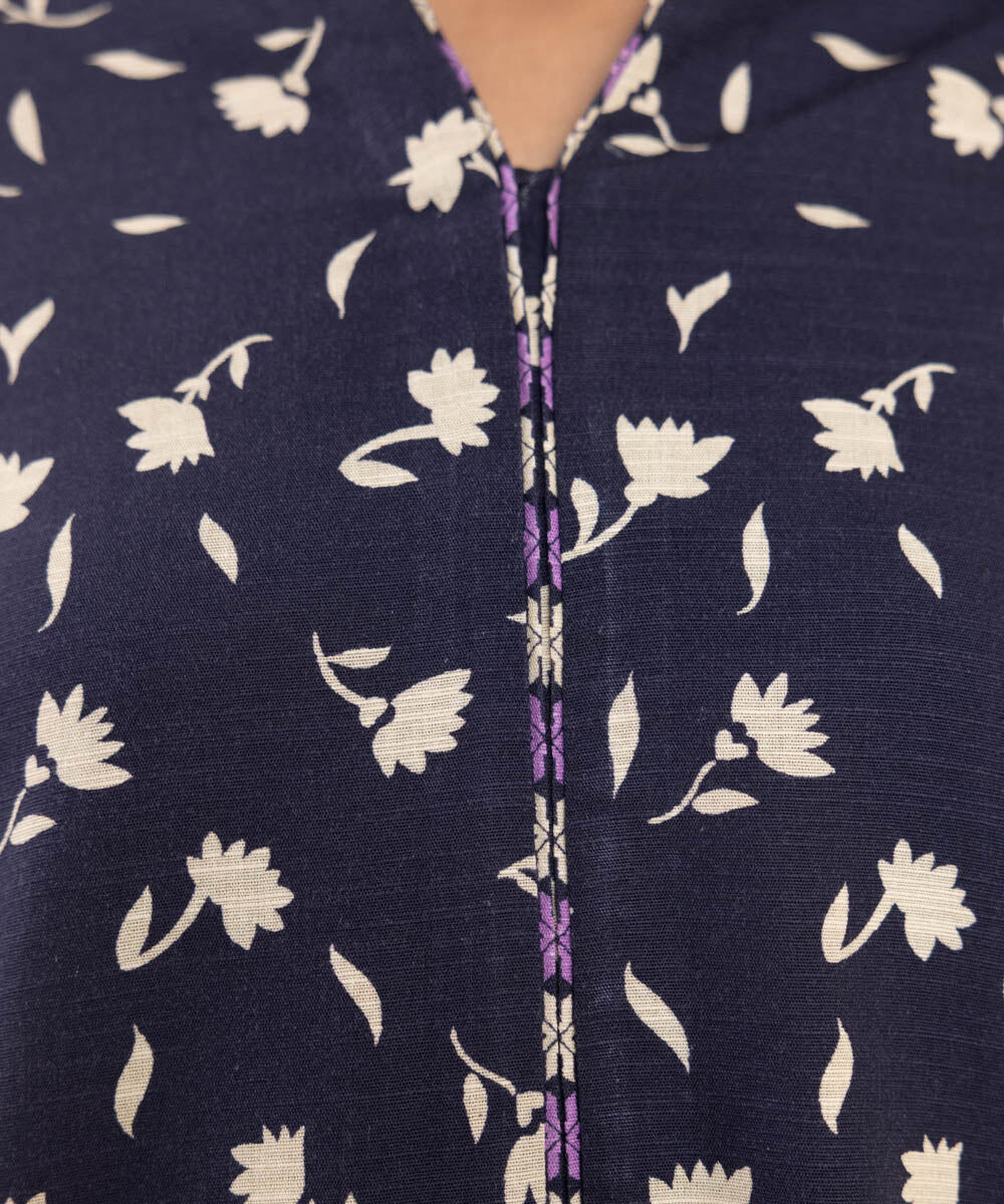 Woman - Multi 2 Piece - Embroidered Khaddar Suit