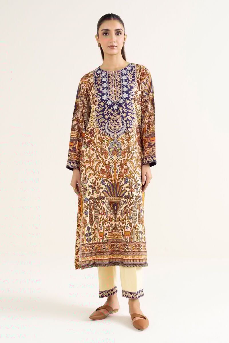 Embroidered Linen Viscose Shirt