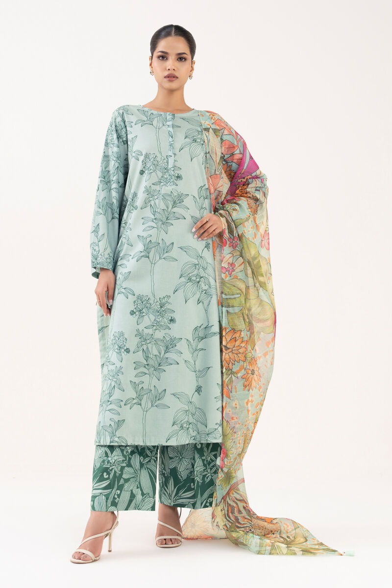 Printed Blended Net Dupatta