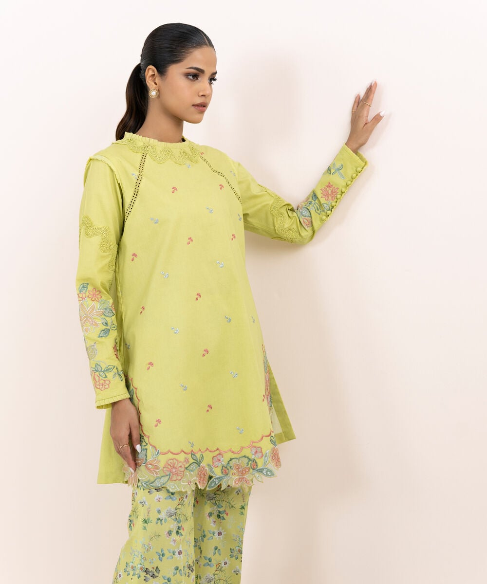 Lawn 2PC Unstitch Embroidered-104 main image 1