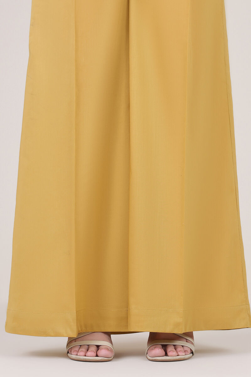 Solid Cambric Flared Pants