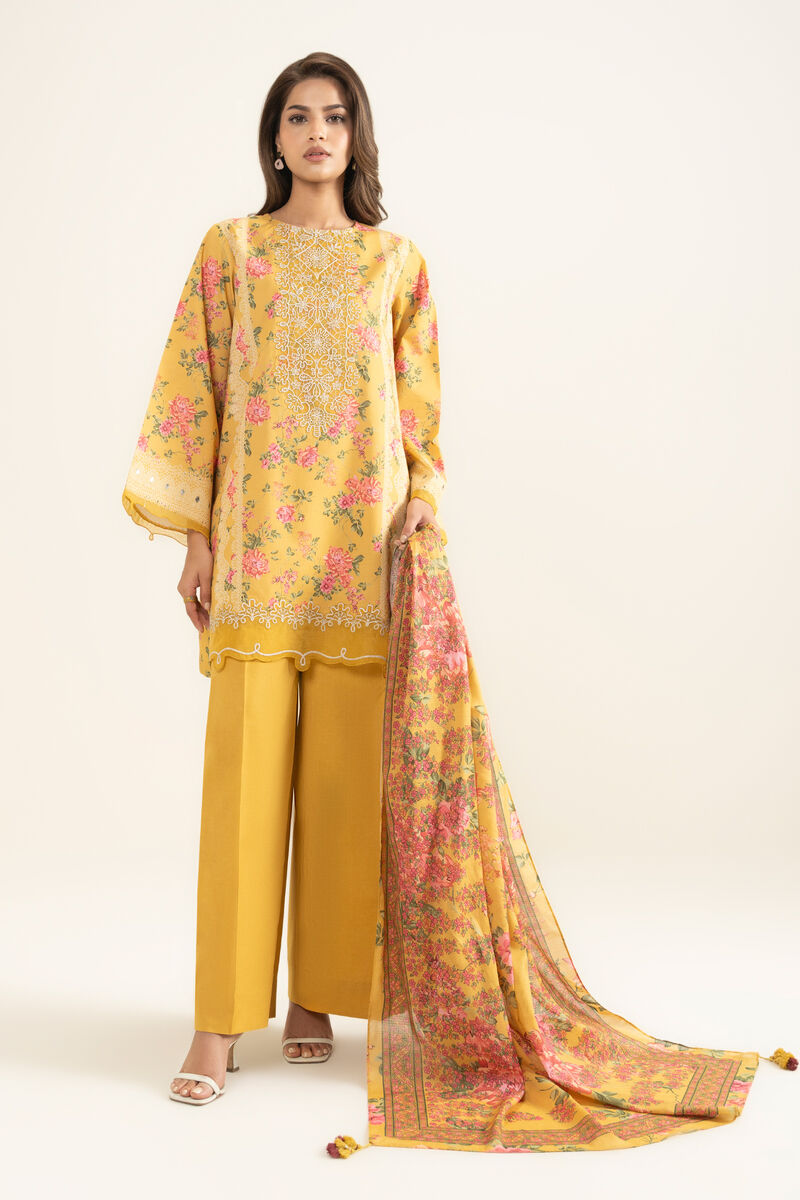 3 Piece - Embroidered Lawn Suit