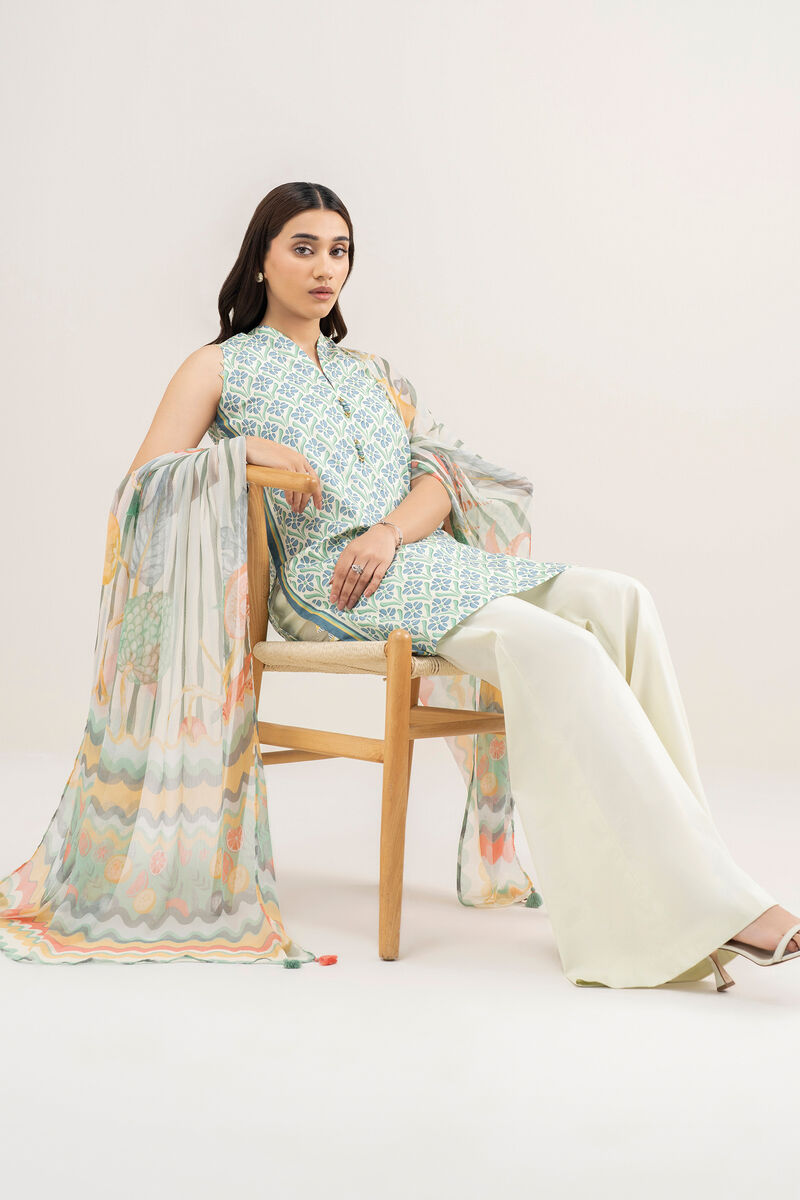 2 Piece - Printed Lawn Suit