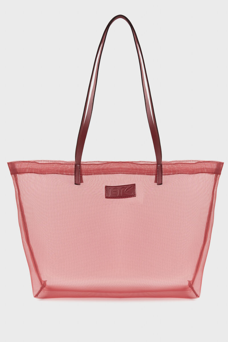 Red Mesh Tote Bag