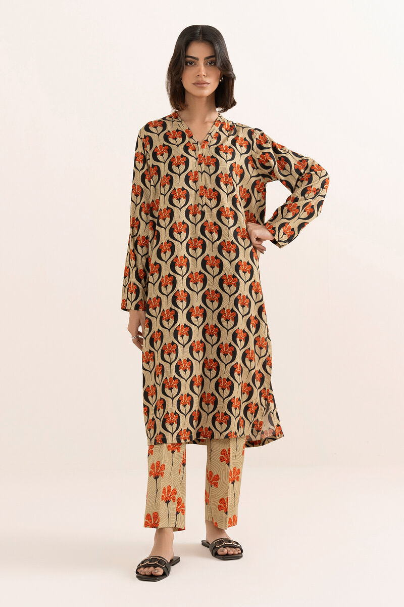 Printed Arabic Lawn Shirt