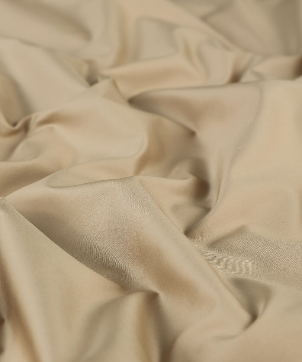 Men Unstitched Cotton Beige Full Suit Fabric