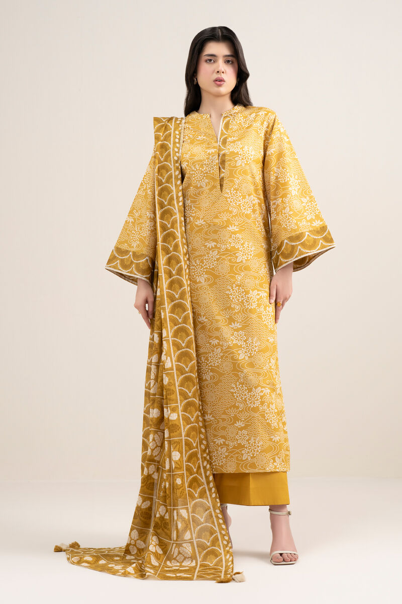 3 Piece - Printed Lawn Suit