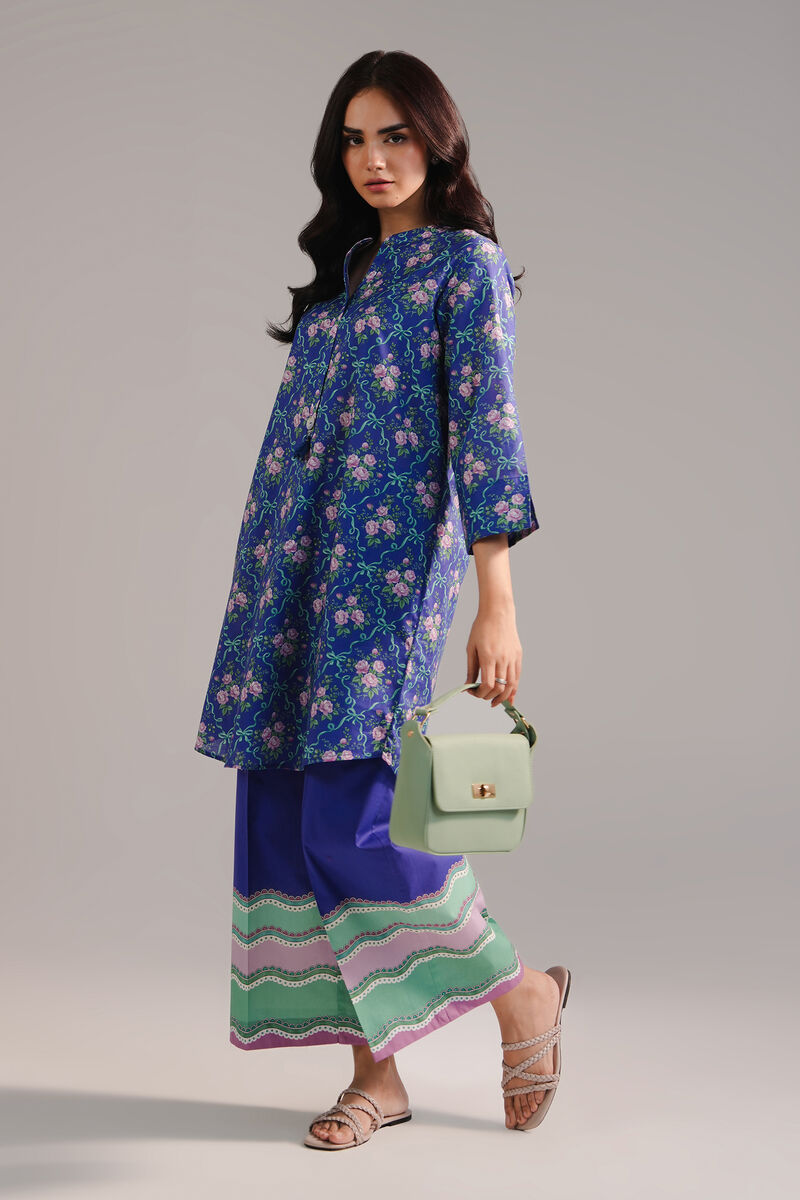 Printed Crosshatch Shirt