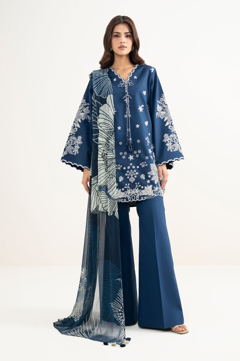 3 Piece - Embroidered Lawn Suit