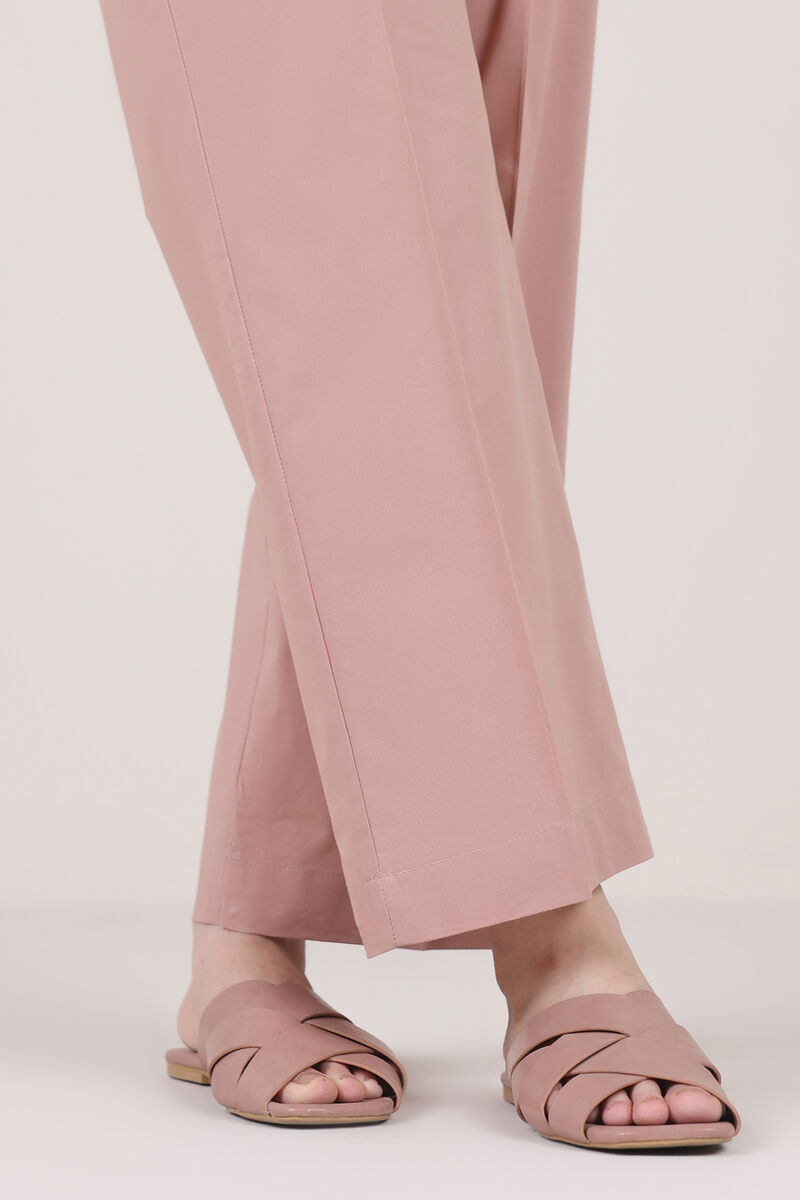 Solid Cambric Straight Pants