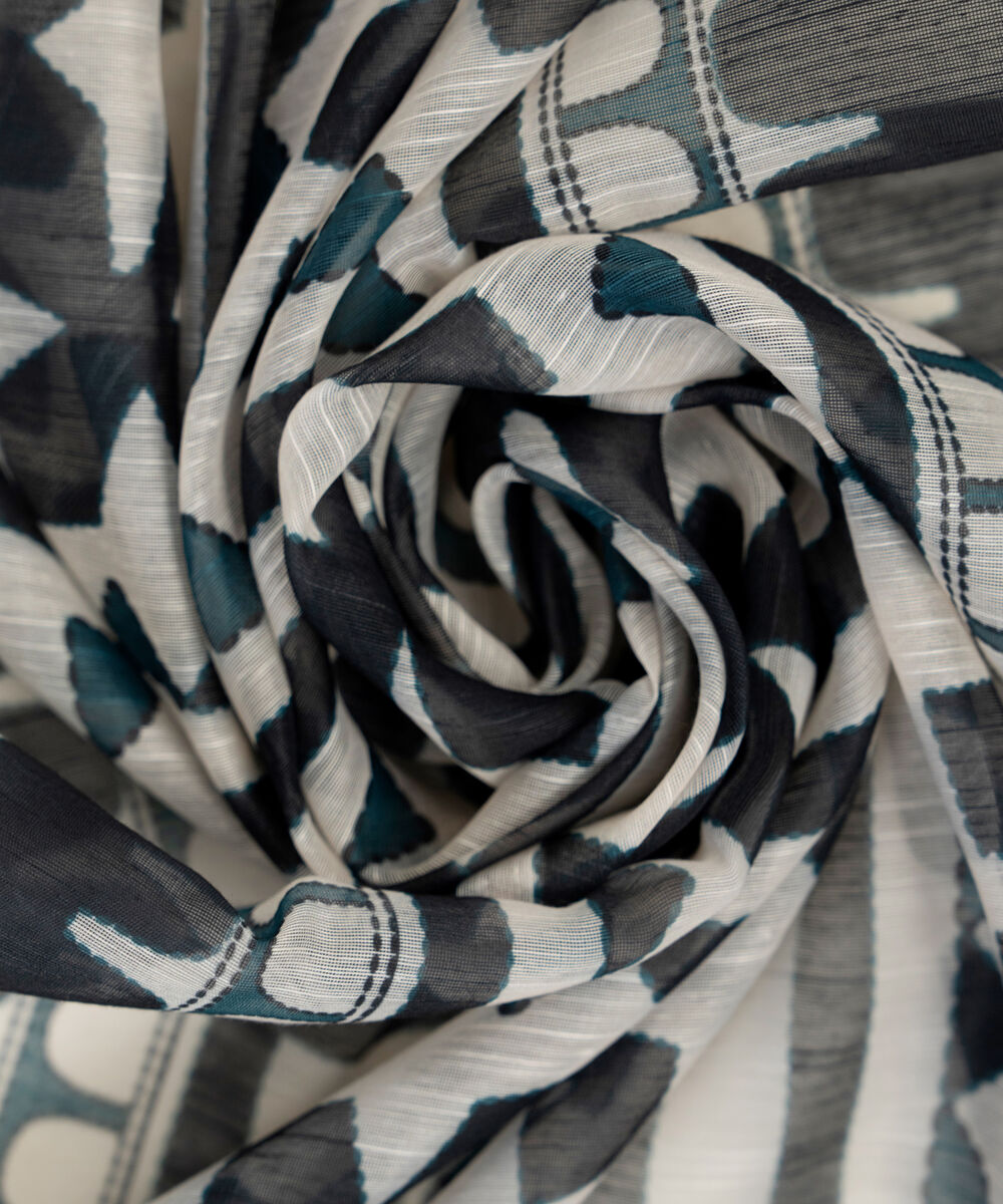 Manaar Printed Black Dupatta