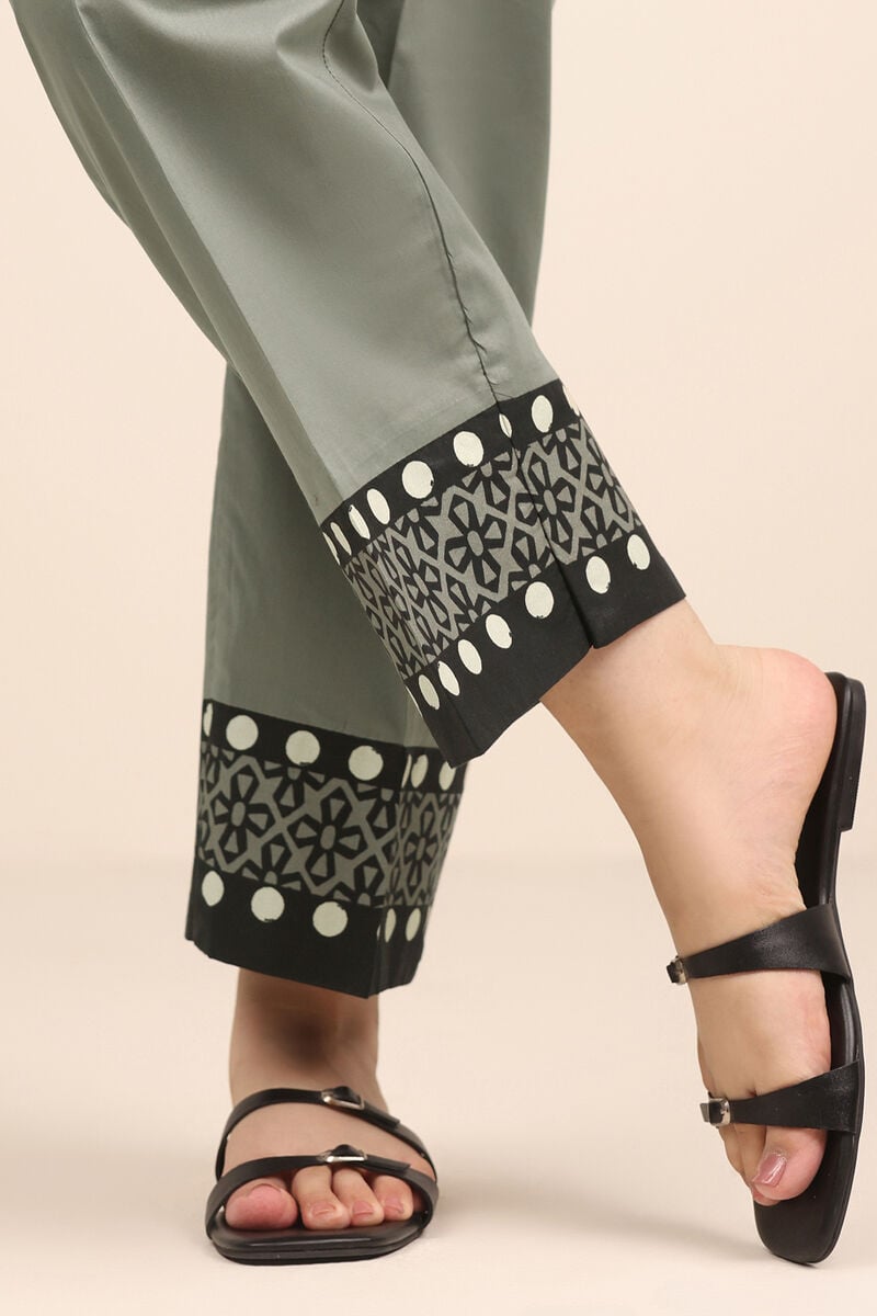 Solid Cambric Straight Pants
