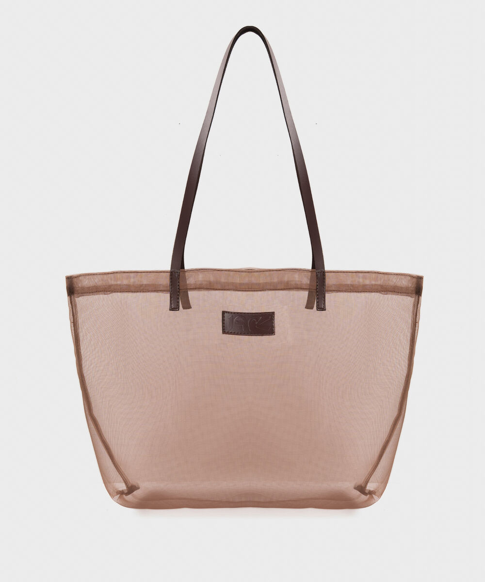 Women's Brown Fabric Bag