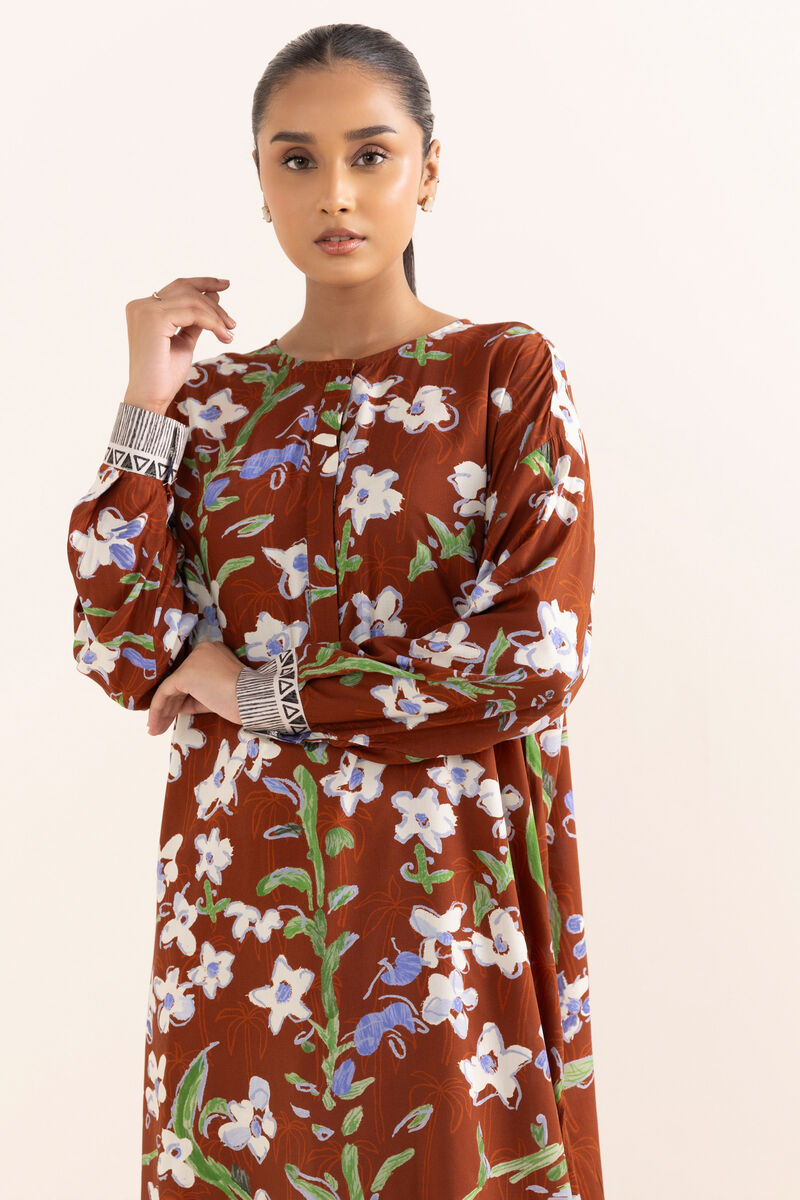 Printed Arabic Lawn Shirt