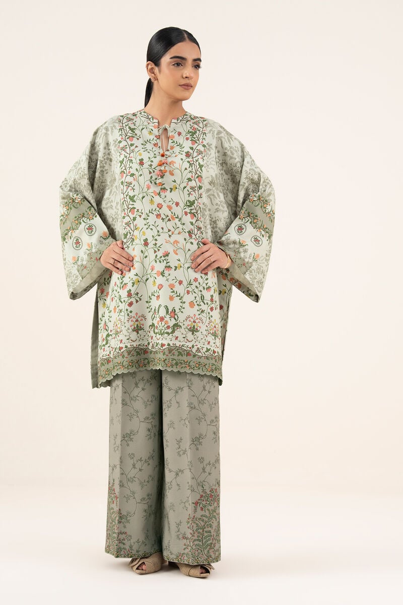 2 Piece - Printed Viscose Khaddar Suit