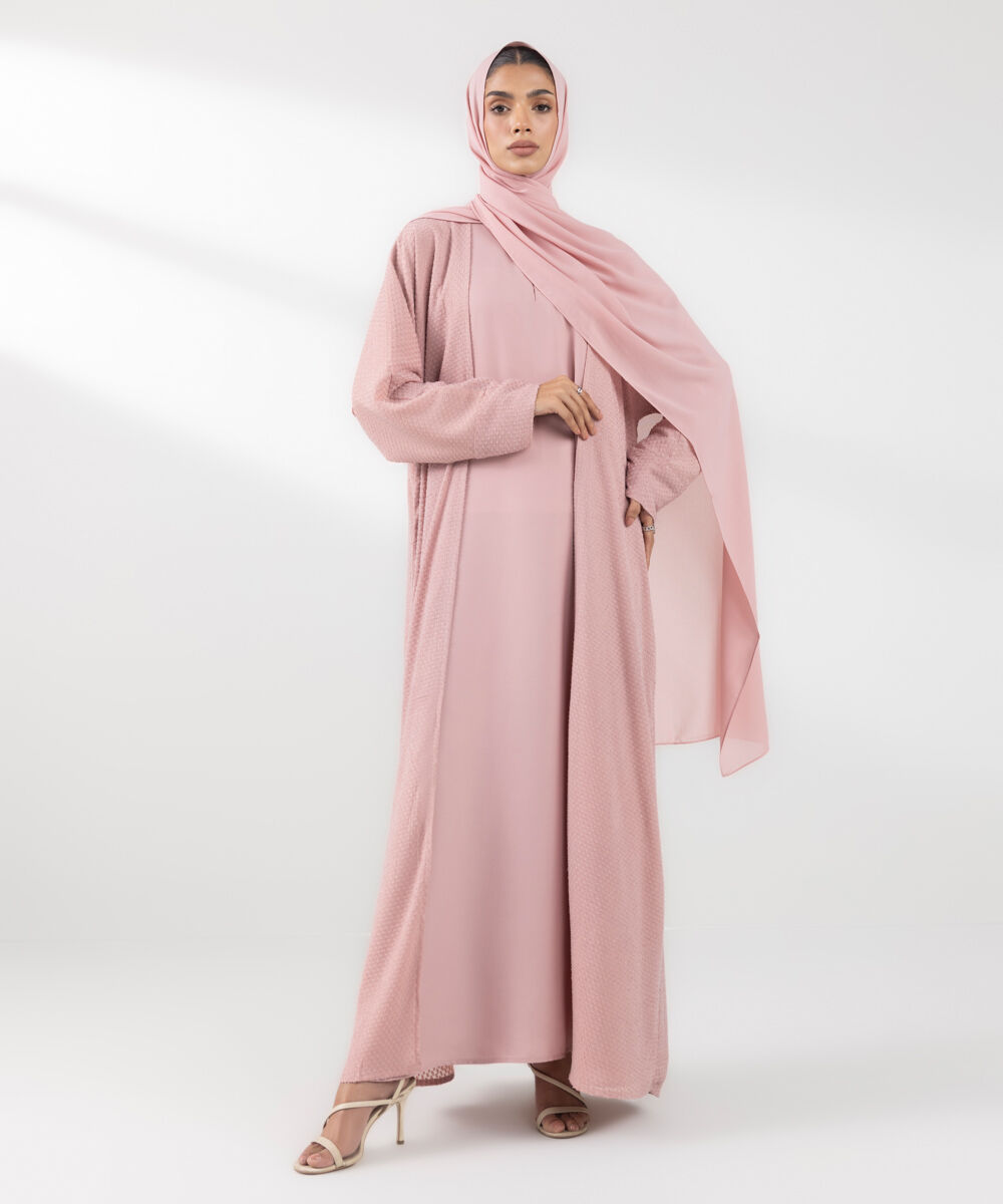 ABBAYA25V309 Pink Abaya ABBAYA25V309 i