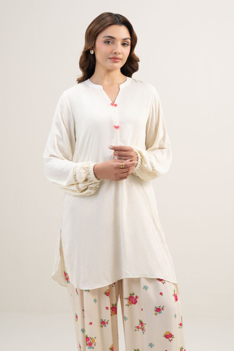 Solid Arabic Jacquard Shirt
