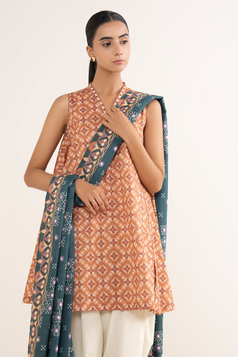 2 Piece - Printed Lawn Suit