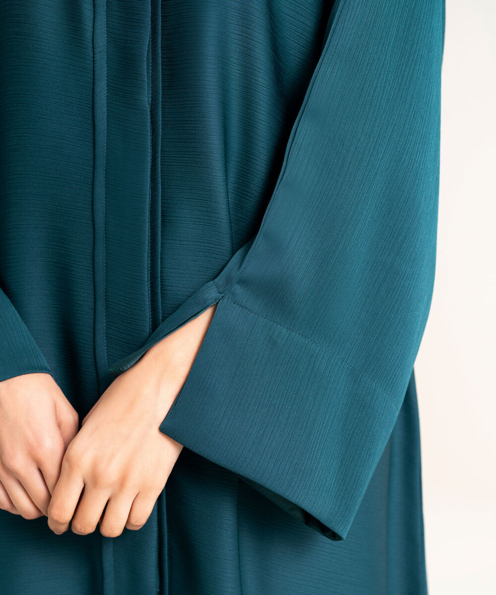 Women's Teal Emroidered N Abbaya Set