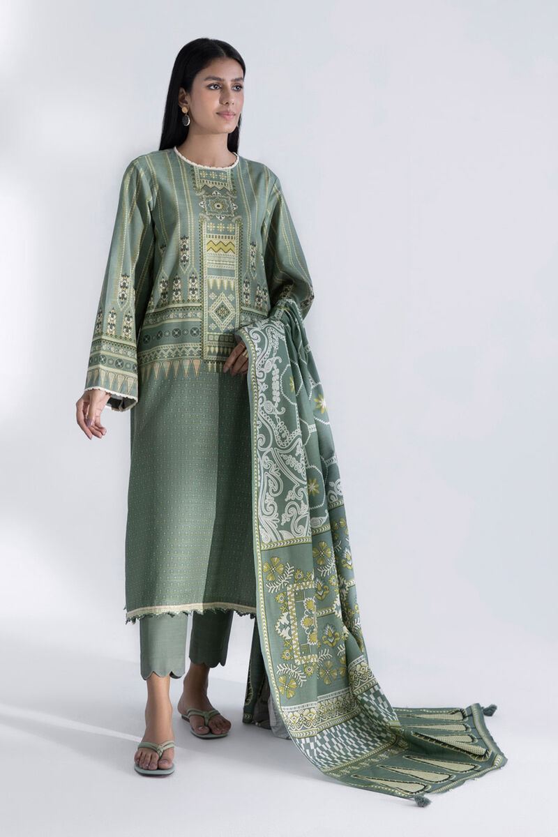 3 Piece - Printed Lawn Suit