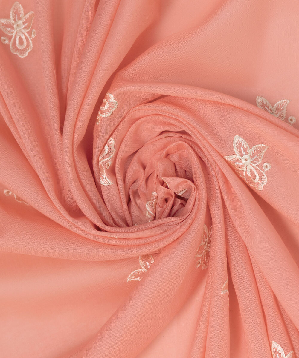Lawn Embroidered Pink Dupatta