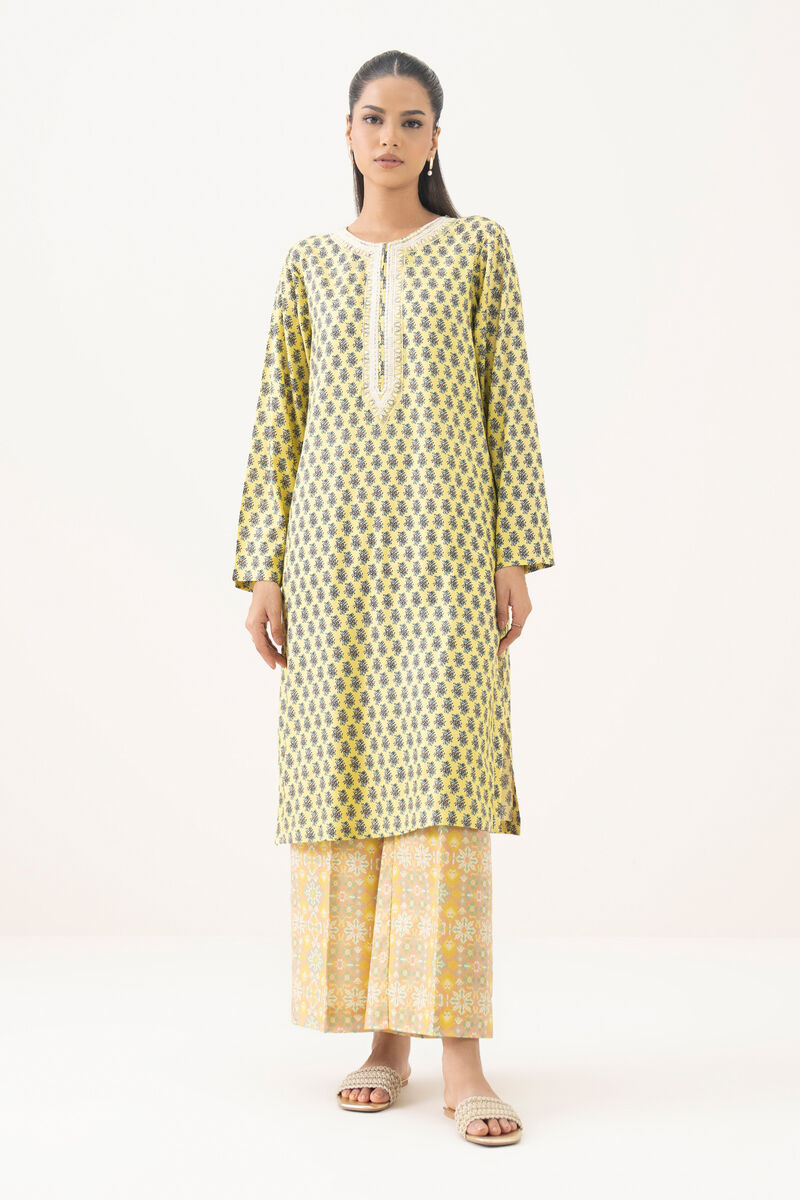 Embroidered Arabic Lawn Shirt