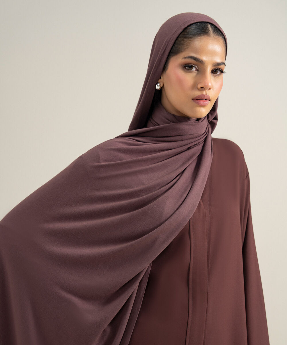 Women's Modal Brown Hijab