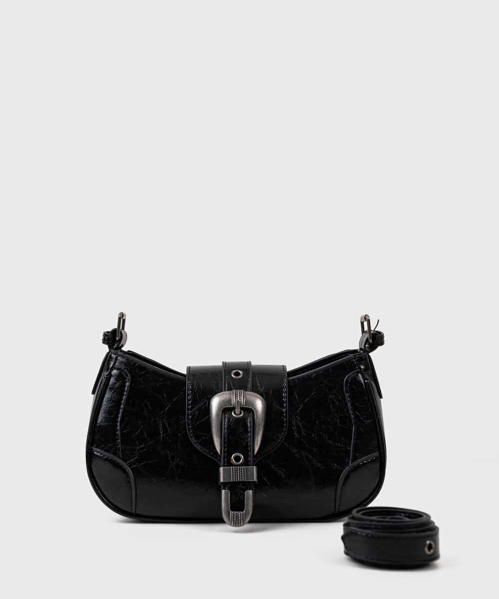 Women's Black Shoulder Bag
