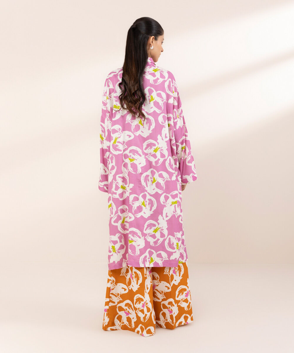 Women's RTW Arabic Lawn Multi Printed Boxy Shirt