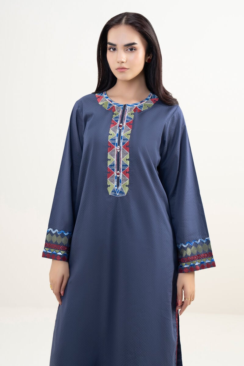 Embroidered Dobby Shirt