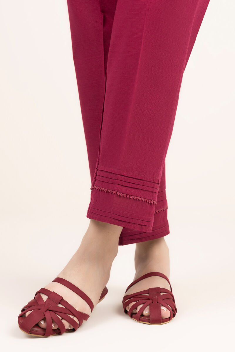 Solid Khaddar Straight Pants