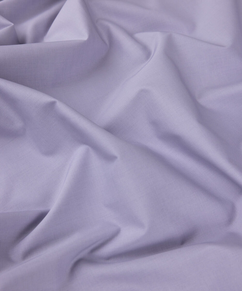 Men's Unstitched Premium Cotton Purple Full Suit Fabric