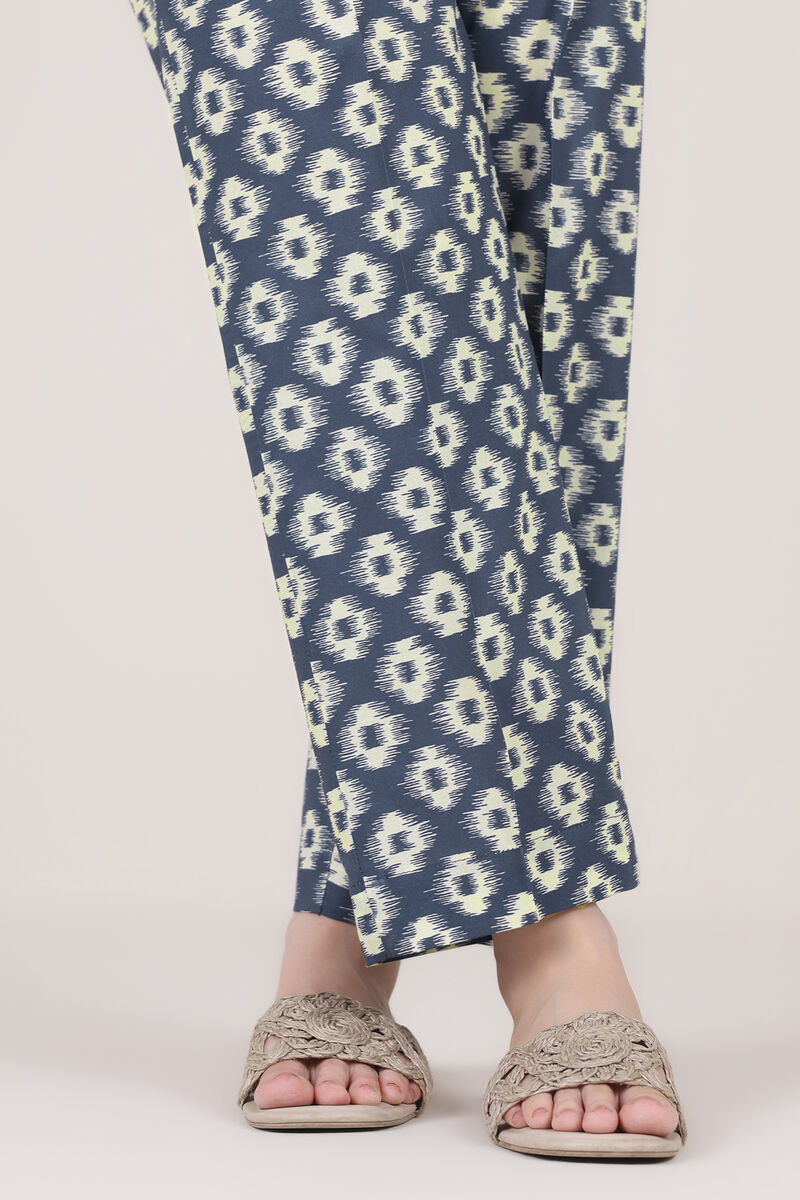 Printed Cambric Straight Pants