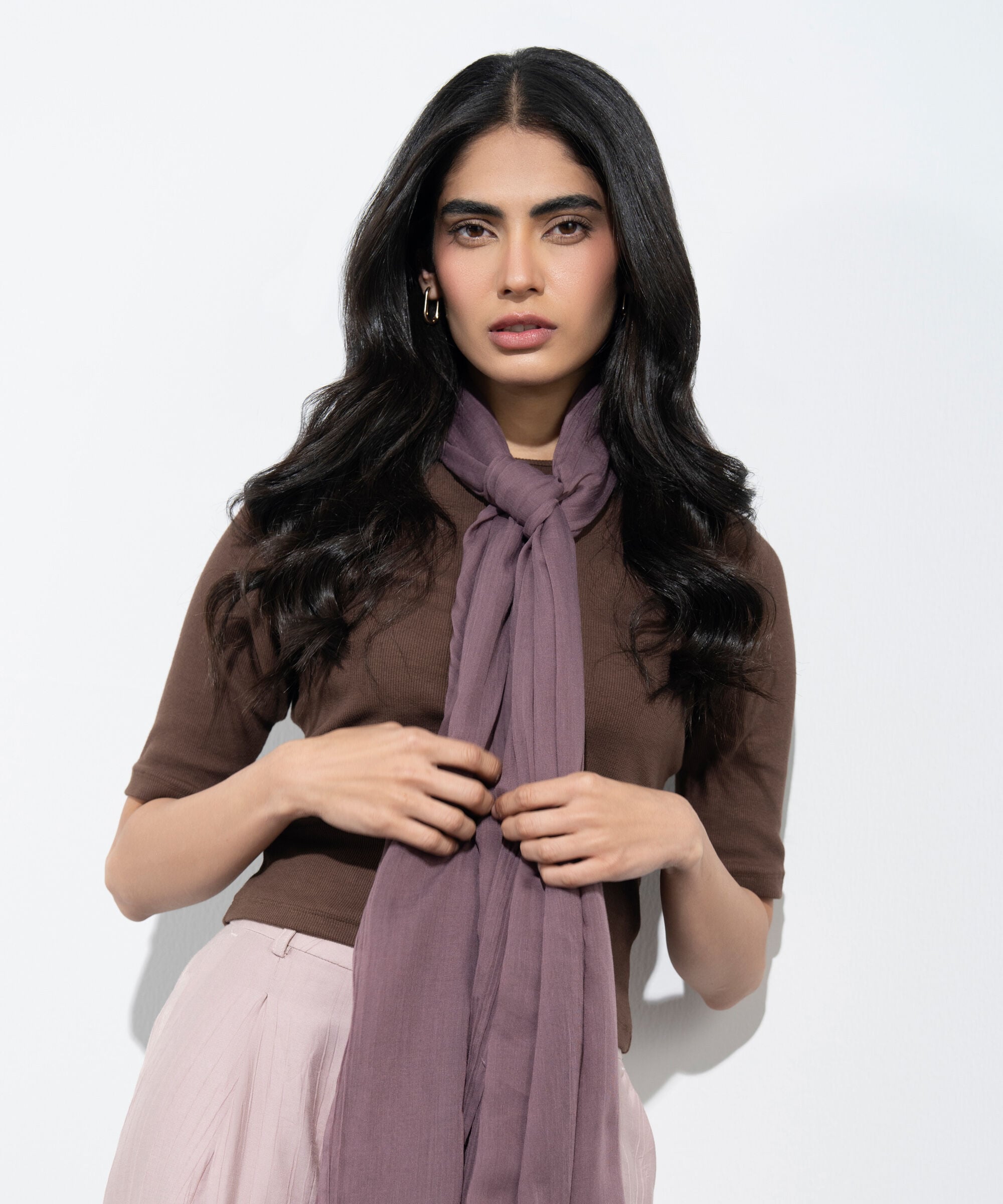 Beige Scarf WSCF26V10010