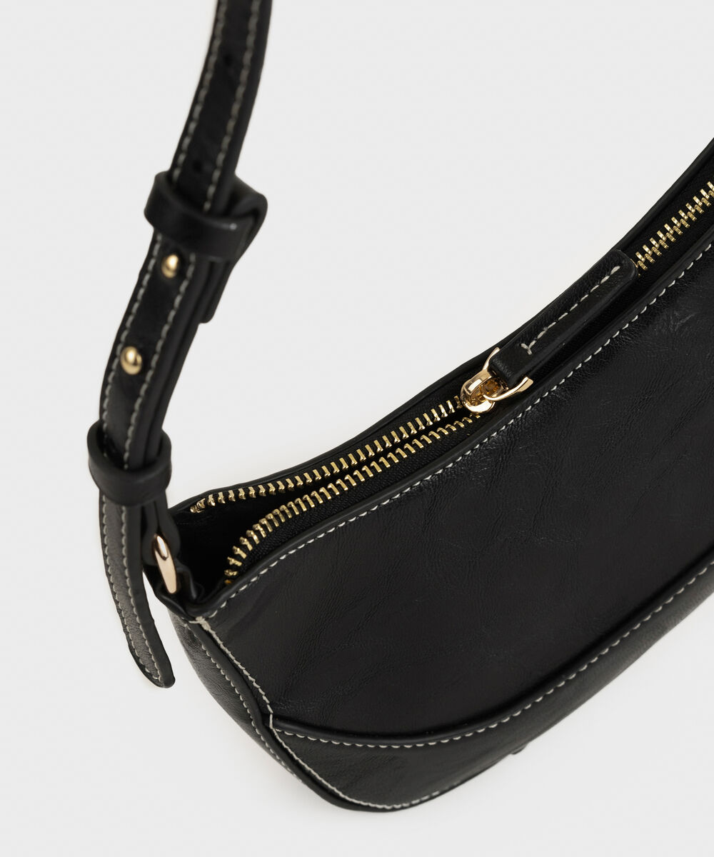 Women's Black Shoulder Bag